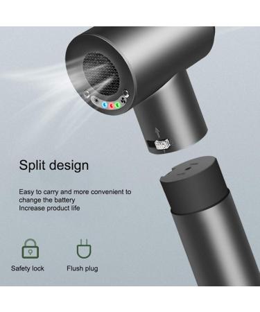 Portable Wireless Hair Dryer Cordless Hair Dryer Professional Blow Dryer w/Charging Base 12-Mode 20000mAh Large Capacity Separable Battery - Buy Online on GoSupps.com