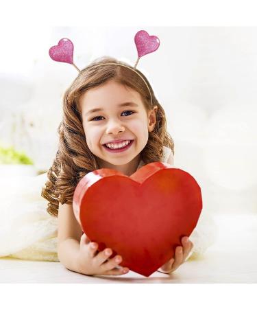 Boderier Glitter Heart Headband - Valentine's Day Costume Party Hair Accessory - Buy Online on GoSupps.com
