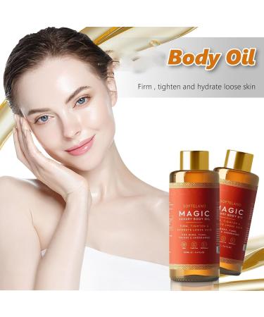 Kumosaga Besque Magic Body Oil 100ml Skin Firming Rejuvenating Tightens Plumps Firms and Hydrates Skin Arms Chest Thighs and Tums Body Oils for Women3pcs - Buy Online on GoSupps.com