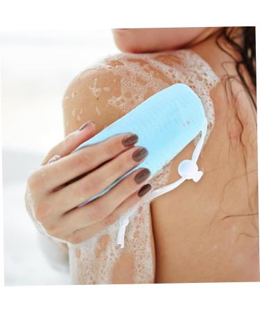 NOLITOY 5pcs Scrubbing Net Exfoliator Sponges Soap Sack Bar Soap Pouch Soap Bar Pouch Soap Mesh Holder 15*6cm As Shown - Buy Online on GoSupps.com
