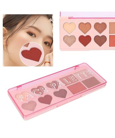 Buy Multi 4 in 1 Face Palette - Eyeshadow Blush Contouring & Highlighter | Red Brown Makeup Cosmetic Palette - International Shipping - Buy Online on GoSupps.com
