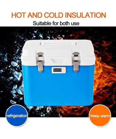 Medical Refrigerator Portable Insulin Cooler Case with 13L Large Capacity Hot And Cold Insulation Function Back Bring Thickened 5CM Insulation Layer 16.5 * 11 * 12.1'' - Buy Online on GoSupps.com
