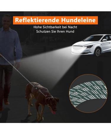 X XBen Durable Tow Lines for Dogs - 3m to 30m Strong Leash with Padded Handle & Lockable Carabiner - Best Training Line for Small & Medium Dogs - Baby Blue - Buy Online on GoSupps.com