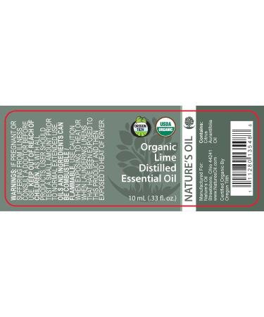 Best Lime Essential Oil Pure Certified Organic Therapeutic Grade 10ml - Buy Online on GoSupps.com
