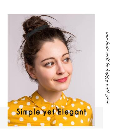 Buy 8 Pieces of Premium Silk Hair Ties for Women - Soft Elastic Satin Scrunchies in 8 Colors | Stylish Hair Jewelry - Buy Online on GoSupps.com