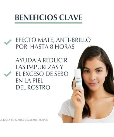 Eucerin Dermopure Oil Control Matifying And Moisturizing Fluid 50ml - Buy Online on GoSupps.com