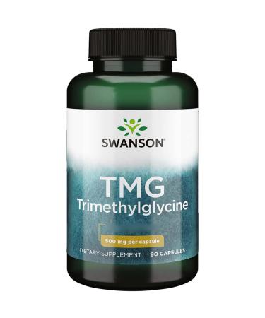 Swanson TMG Trimethylglycine 500mg 250 Capsules High Dosed Soy Free Gluten Free Non-GMO