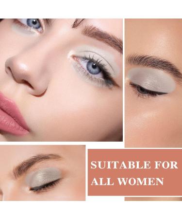 White Glitter Eyeshadow Stick Shimmer Durable Highlighter Eyeshadow Pencil Highly Pigmented Metallic Long Wear Waterproof Cream Eye Brightener Stick Eye Shadow Eyeliner Crayon Makeup Pen - Buy Online on GoSupps.com