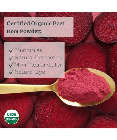 Starwest Botanicals Organic Beet Root Powder 2lb | USDA Certified 32oz Pack - Organic Beet Powder - Buy Online on GoSupps.com