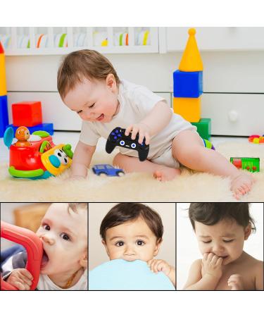 2 Pack Baby Teething Toys - Remote Control & Car Shape Silicone Teether Set for Babies - Buy Online on GoSupps.com