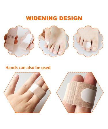 Viksaun 10-Pack Hammer Toe Bandage & Corrector - Spreader for Crooked & Overlapping Toes | Optimal Toe Alignment & Comfort - Buy Online on GoSupps.com