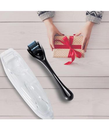 ATIDIE 540 Titanium Microneedle Derma Roller for Face, Body, and Beard with Storage Case - Black | Home Use Beard Care Tool - Buy Online on GoSupps.com
