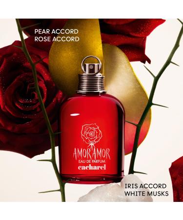 Cacharel Amor Amor Eau de Parfum for Women Floral Fruity Chypre With Notes of Bergamot Rose Cedar 1.7 Fl Oz (Pack of 1) - Buy Online on GoSupps.com