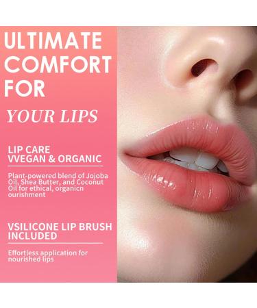 Moisturizing Lip Balm Set Organic Lip Balm Night Lip Care 6 Pieces Natural Care Lip Balm Set Moisturizing Lips with Herbal Ingredients for Work - Buy Online on GoSupps.com