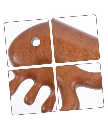 Magiclulu Sandalwood Comb Set - 4 Piece Fish Form Gua Sha Facial Massage Tools & Wooden Combs for Natural Skincare - Buy Online on GoSupps.com