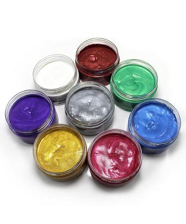 Hair Color Wax Temporary - Unisex Hair Dye Pomades & Styling Clay | 9 Colors for Parties Halloween & Christmas Cosplay - Washable Hair Coloring - Buy Online on GoSupps.com