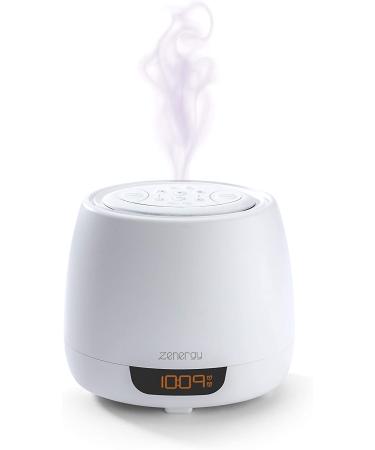 iHome Zenergy Aroma Dream Aromatherapy Diffuser Alarm Clock | Sound Therapy, 12 Soothing Sounds, White Noise | Aroma Sound Timers | Anti-Anxiety, Stress Relief - Buy Online on GoSupps.com