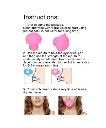 Jawline Exerciser for Slimming and Toning Your Face - Reduce Stress and Cravings with Face and Neck Exerciser - Pink Bear Design - Buy Online on GoSupps.com