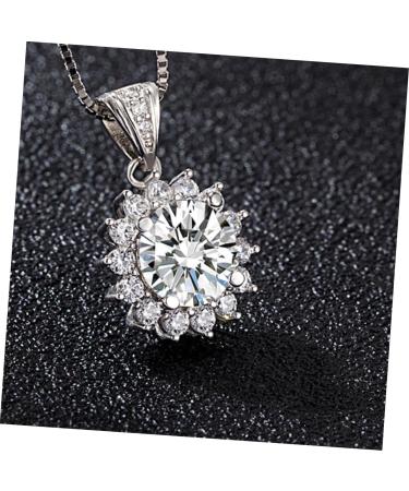 ABOOFAN 1pc Sun Petal Pendant Diamond Choker Necklace Rhienestone Necklace Crafts Making Material Alloy - Buy Online on GoSupps.com