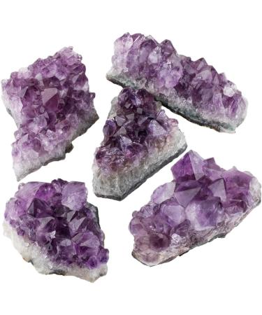 Nupuyai Natural Amethyst Druse - Irregular Crystal Cluster for Reiki Healing & Home Decoration - XXL Rough Stone - Buy Online on GoSupps.com