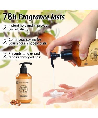 300ml Moroccan Volume Conditioner for Curly Hair | Moisturizing & Elasticity | Long-Lasting Care for Dry Damaged Hair | Shiren Zhuangshu - Buy Online on GoSupps.com