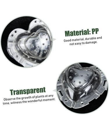 EXCEART 4pcs Heart Strawberry Mold Clear Fruit Vegetable Grow Shaping Melon Accessory Heart-shaped - Buy Online on GoSupps.com