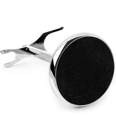 QShave Deluxe Chrome Safety Razor and Brush Stand Holder Fit All Your Shaving Accessories Silver - Buy Online on GoSupps.com