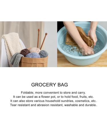 Planter Bag Foldable Large Capacity Pretty Design Wide Application Paper Storage Bag for Room(Extra Large Size HOLA Pattern) - Buy Online on GoSupps.com