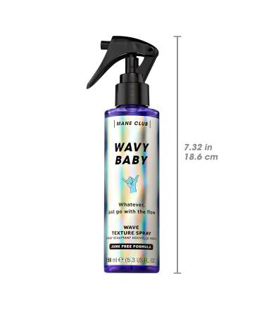 MANE CLUB Wavy Baby Wave Texture Spray cruelty free vegan no sulfates or parabens 5.3 Oz - Buy Online on GoSupps.com