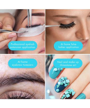 CLW Eyelash Extension Tweezers Set - Professional Isolation and Volume Lash Tweezers - Buy Online on GoSupps.com