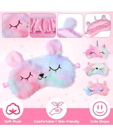 Firtink Sleep Masks for Kids - 4 Piece Unicorn & Funny Sleep Mask Set for Girls & Boys | Perfect for Sleeping Travel & Pajama Parties - Buy Online on GoSupps.com