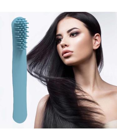 Ruwshuuk Scalp Massage Brush with Long Handle - Soft Silicone Scalp Massager for All Hair Types | Ideal for Men Women & Teens | Blue - Buy Online on GoSupps.com