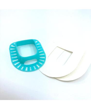 Deck My Diabetes Omnipod Grip Shield with Comfort Ring - Teal (2 Overlay Patches Included!) - Buy Online on GoSupps.com