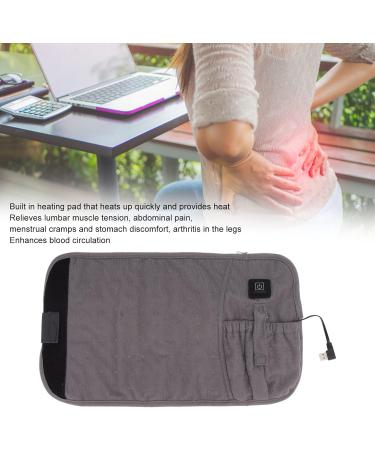 Portable Wireless Electric Hip Belt - Fast Heating Cushion with 3 Heat Levels & Massage Modes for Back Pain Relief & Cramps - International Shipping Available - Buy Online on GoSupps.com