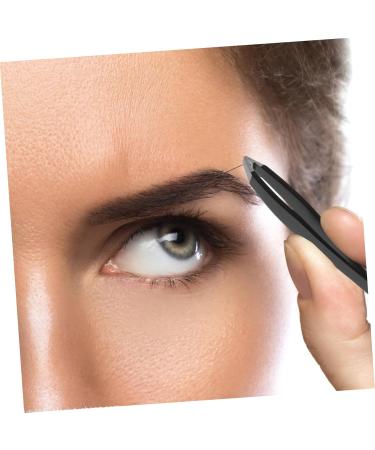 POPETPOP 1 Set Eyebrow Tweezers Eyebrow Clip Precision Makeup Fake brow applicator Womens Tweezers Facial Tools Eyebrow Grooming Tools Miss Eyebrow Trimming Stainless Steel 8.5x5.3cm Black - Buy Online on GoSupps.com