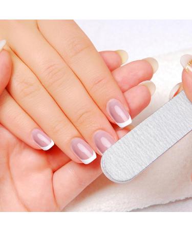SHIYUAN 18 Stickers Semi Cured Gel Nails Strips French Style Gel Nail Stickers Made of Real Gel Nail Polish for Weddings Graduations Fashion Parties - Buy Online on GoSupps.com