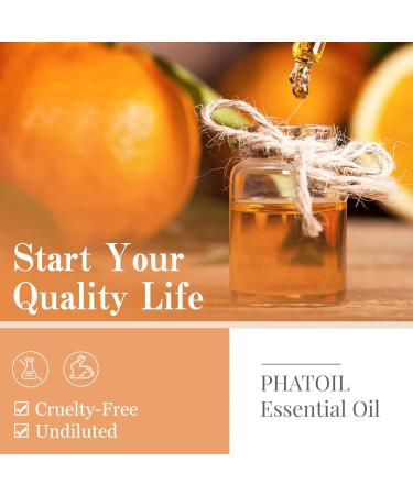 PHATOIL 100% Pure Sweet Orange Essential Oil 10ML - Undiluted & Cruelty-Free - Aromatherapy for Home Diffusers - Buy Online on GoSupps.com