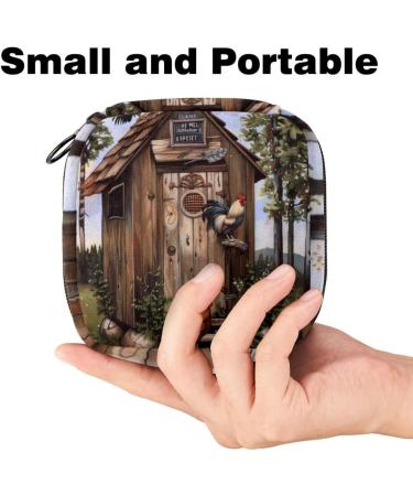 MuooouM Portable Storage Bag for Women's Bandages - Pineapple & Palm Leaves - Menstrual Cup Organizer - Perfect for Teenagers & First Period Essentials - Color 7 - Buy Online on GoSupps.com