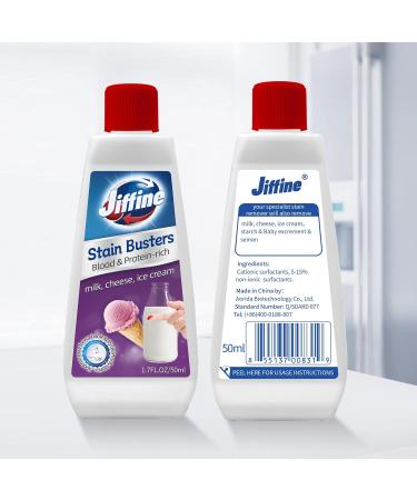 Professional Stain Remover - Effectively Removes Blood Dairy Ice Cream & More | 50ml x 3 Bottles - International Shipping Available - Buy Online on GoSupps.com