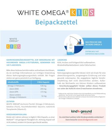 Omega-3 Capsules for Children | 518 mg Fish Oil with DHA & EPA | Sugar-Free | Best Comparison Winner 2024 | 90 Mini Capsules - Buy Online on GoSupps.com