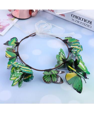 Lurrose Butterfly Headband - Fairy Hairdress for Halloween Parties & Photos | Mixed Colors - Buy Online on GoSupps.com