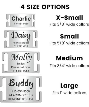 Personalized Gisurey Dog Tag - Engraved Durable & Noiseless Design for Your Furry Friend | International Shipping - Buy Online on GoSupps.com