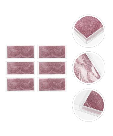Beaupretty Empty Eyelash Boxes - 6-Piece Plastic Eyelash Storage Case & Organizer - Ideal for Eyelash Packaging - Pink Makeup Holder - Buy Online on GoSupps.com
