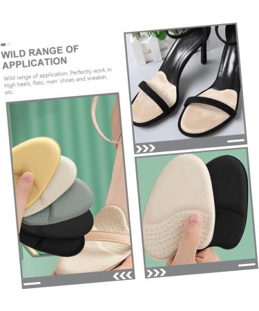 FOMIYES 3 Pairs Non-Slip Flannel Forefoot Cushions - Replaceable High Heel Insole Pads for Comfort & Support - Buy Online on GoSupps.com