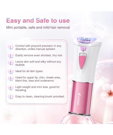 Wireless Epilator for Women LED Face & Body Hair Removal Bikini Trimmer Pink | Best Epilator for Smooth Skin - Buy Online on GoSupps.com