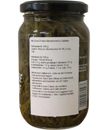 My Greek Pickles Salicorne en Saumure Paquet de 2 x 340 g (Total: 680 g) - Buy Online on GoSupps.com