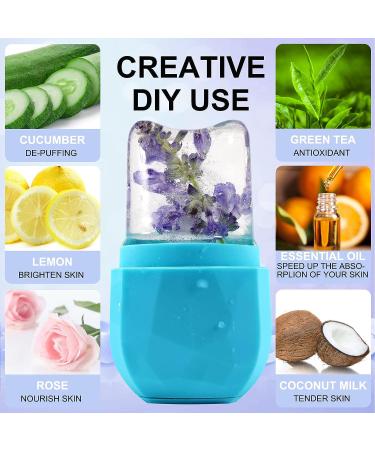 Silicone Ice Face Roller Mold for Puffiness Relief - Reusable Facial Massage Tool for Migraine Pain & Minor Injuries - Buy Online on GoSupps.com