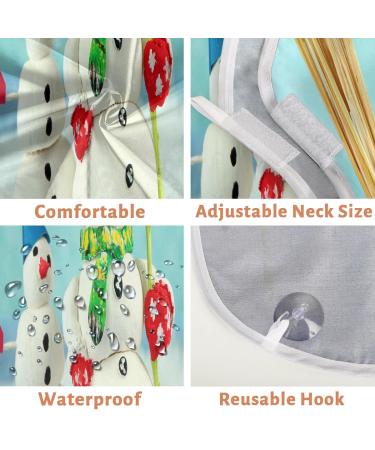 Funny Christmas Snowmen Beard Bib Apron | Waterproof Grooming Cloth for Men - Ideal Gift for Shaving & Trimming - Buy Online on GoSupps.com