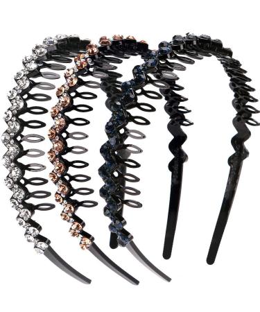 LONEEDY ladies headband silver+gold+dark blue - Buy Online on GoSupps.com