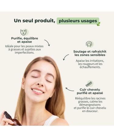 BIONOBLE Hydrolat Lavande Bio - Apaise Purifie et R gule l'Acn - Spray Lavande Bio pour Visage Corps et Cheveux - Eau Florale 100% d'Origine Naturelle Fabriqu en France - Flacon Verre - 100ml Lavande 100 ml (Lot de 1) - Buy Online on GoSupps.com